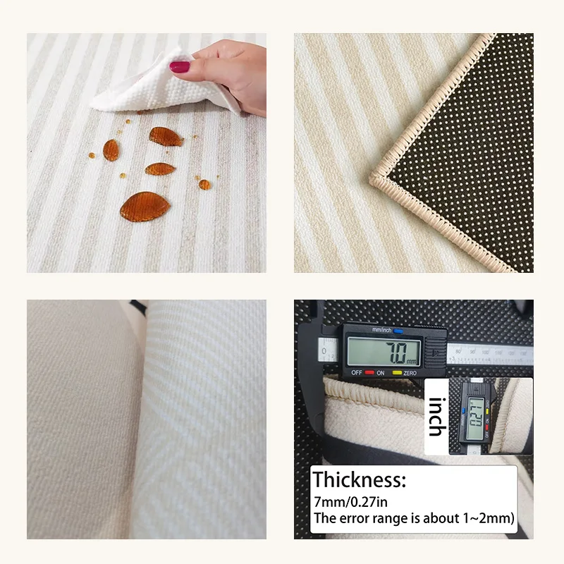 Irregular Living Room Large Area Carpets Gradient Color Bedroom Carpet Line Geometric Decoration Rug Minimalist Creative Rugs IG - Image 6