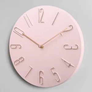 Bathroom simplicity Wall Clock Analog Wall Clock Large Number Wall Clock Silent Watch Home Living Room Office Bedroom 8 Inch - Image 2