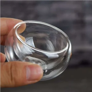 50ml Double Wall Glass Cup Transparent Handmade Heat Resistant Beer Tea Drink Kungfu Teacup MINI Whisky Cup Espresso Coffee Cups - Image 5