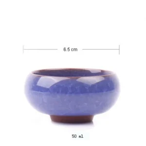 Handmade Ice Crack Ceramic Candlestick DIY Decorative Candle Holders for Home Party Wedding - Image 5