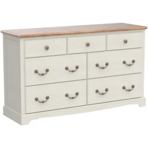 7 Drawers Dresser Chests for Bedroom, Wood Vintage Chests of Drawers for Bedroom Living Room Hallway, Dressers Chset Organizer - Image 6