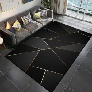 3D Abstract Mirror Geometric Illusion Large Area Rug Carpet for Home for Living Room Bedroom Sofa Decor Floor Kids Play Mat Gift - Image 5