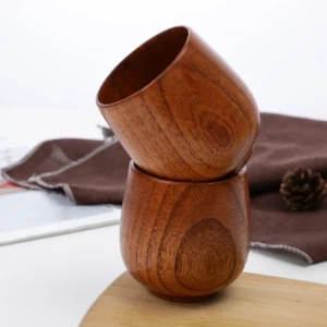 1pc- Wooden coffee cup, casual water cup, milk cup, summer drink, kitchen items, home kitchen items, birthday gifts