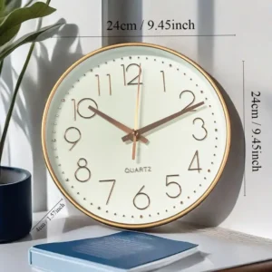 Modern Design Wall Clock Mute Does Not Tick for Kitchen Bedroom Home Decor Sending Friends - Image 2
