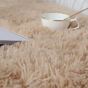 Soft Area Rugs For Bedroom Fluffy, Non-slip Tie-Dyed Fuzzy Shag Plush Soft Shaggy Bedside Rug, Tie-Dyed Living Room Carpet - Image 2
