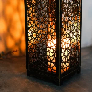 1pc Middle East Arab metal vintage Wind lights lantern candle holder table top home décor accessories, no candle - Image 3