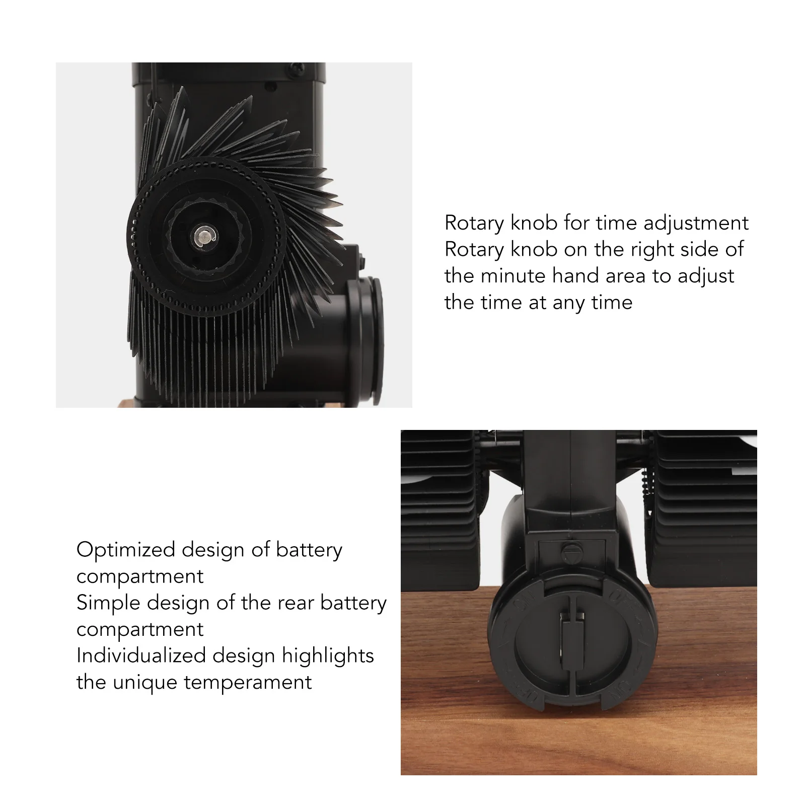 Vintage Digital Flip Page Clock Automatic Turning Battery Operated Mechanical Clock for Home Bedroom Office Decoration - Image 4