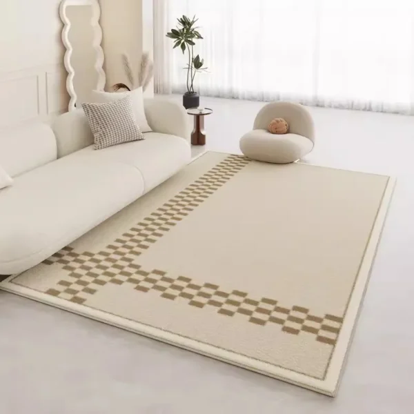 VIKAMA Japanese Carpet Thickened Imitation Cashmere Household Coffee Table Blanket Large Area Dirt Resistant And Easy Take - Image 2
