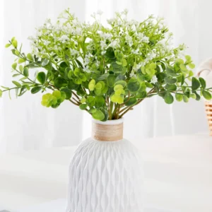 1/2 plastic tabletop decorative vase , modern internet celebrity vase, dining room and living room decoration, non hydroponic - Image 2