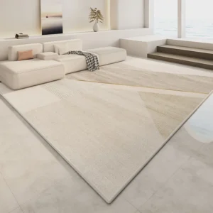 Cream Geometric Carpet Grey Beige Large Area Living Room Carpets Easy Care Bedroom Rug Artistic Lines Rectangular Rugs 양탄자 Ковер - Image 5