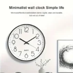 8 Inch Mute Quartz Wall Clock Cubic Digital Clock Living Room Bedroom Wall Clock Simple Digital Clock Home Decorations
