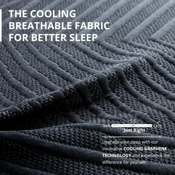 Memory Foam Mattress for Back Pain Cooling Gel Bed in a Box Made in USA CertiPUR-US Certified Therapeutic Medium Mattress - Image 4