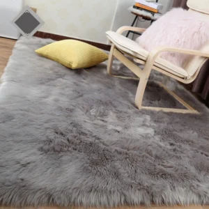 Thick White Carpet Soft Fur for Living Room Plush Rug Bedroom Imitation Wool Fluffy Floor Carpets Window Bedside Home Decor Rugs - Image 5