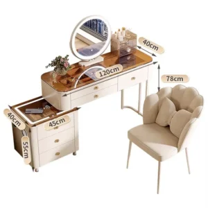 Makeup Shelf Dressing Table Dressers Vanity Desk Closets Sideboards Dressing Table Light Tavolo Da Trucco Bedrooms Furniture - Image 5