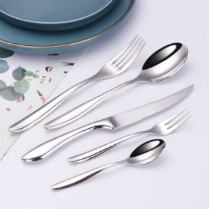 5/10/15/20/25Pcs Silver Dinner Set Stainless Steel 304 Tableware Gold Cutlery Mirror Western Knife Fork Spoon Kitchen Utensils - Image 3