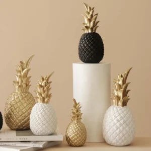 1pcs S/M/L Pineapple Creative Home Decoration Luxury Nordic Modern Desk Ornaments - Image 3