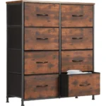 Dresser, Dresser for Bedroom Drawer Organizer Storage Drawers, Fabric Storage Tower with 8 Drawers