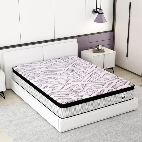 King Size Mattress, 10 Inch Memory Foam Mattress Bed in a Box, Hybrid Mattress King Size for Pressure Relief & Supportive - Image 6