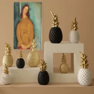 1pcs S/M/L Pineapple Creative Home Decoration Luxury Nordic Modern Desk Ornaments - Image 6