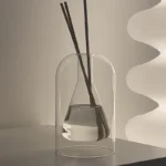 130ml Aromatherapy Diffuser Bottle Transaprent Glass Essential Oil Bottles with Fragrance Stick Home Storage Containers Bottle