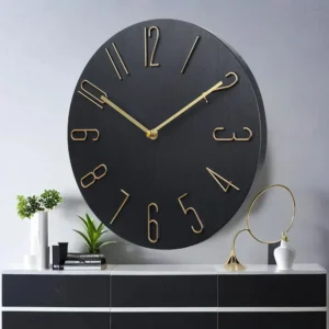 Bathroom simplicity Wall Clock Analog Wall Clock Large Number Wall Clock Silent Watch Home Living Room Office Bedroom 8 Inch