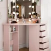 pink-folding-mirror