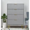 grey-4-drawers