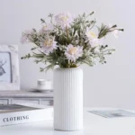 Vase Decor Simple Ornamental Exquisite Workmanship Flower Vase Table Centerpiece Plant Vase for Dining Room