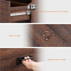 Dresser with 12 Drawers 2 in 1 for Bedroom,Wooden Closet Organizers and Storage,Follow Mounting Drawer of Chest for Liviing Room - Image 5