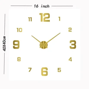 Bathroom simplicity Wall Clock Analog Wall Clock Large Number Wall Clock Silent Watch Home Living Room Office Bedroom 8 Inch - Image 6