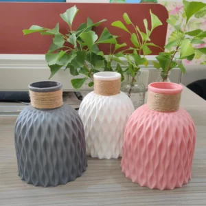 1/2 plastic tabletop decorative vase , modern internet celebrity vase, dining room and living room decoration, non hydroponic - Image 3