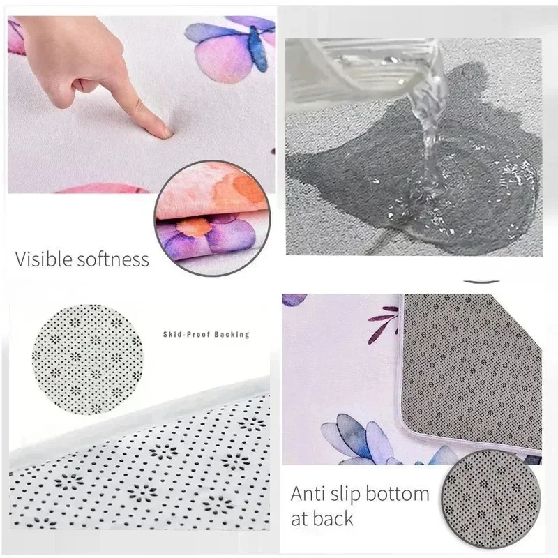 Retro Music 3D Printed Rugs for Bedroom Decoration Vintage Guitar Big Home Carpet Living Room Sofa Table Soft Non-Slip Floor Mat - Image 4