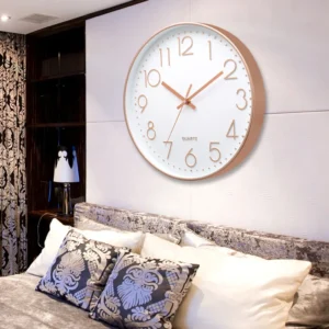 8 Inch Wall Clock Silent Non-Ticking Decorative Clock for School Office Classroom Bedroom Kitchen Living Room Decor - Image 6