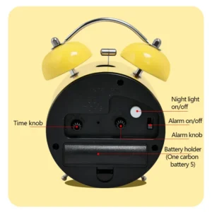 1pc student-only bedroom table alarm clock; 3-inch early education small alarm clock; Room/home décor - Image 2