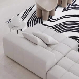 White Black Striped Carpet Minimalist Luxury Decoration Living Room Carpets Comfortable Soft Bedroom Rugs Easy Clean Sofa Rug - Image 5