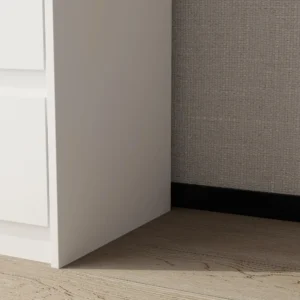 9 White Drawer Dressers, Modern Large Dresser,Wooden Long Dresser with 9 Handle Free Drawers, Storage Chest of Drawers - Image 6
