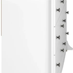 Bedroom Furniture:Double Dresser for Bedroom, 6-Drawer Wide Chest of Drawers, Traditional Bedroom Dresser, WDC-6330-V - Image 4
