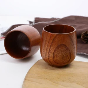 1pc- Wooden coffee cup, casual water cup, milk cup, summer drink, kitchen items, home kitchen items, birthday gifts - Image 3