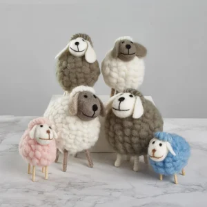 Cute Animal Ornament Living Room Decoration Mini Sheep Figurines Miniatures Crafts Kawaii Desktop Decor Accessories Home Decor - Image 4